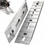 152,4 x 30,5 cm aluminiumsramper 2721,6 kg totalt Beavertail krokende 1 par 2 ramper