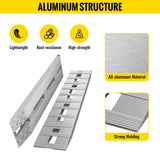 152,4 x 30,5 cm aluminiumsramper 2721,6 kg totalt Beavertail krokende 1 par 2 ramper