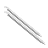 Bærbare lasteramper, 2 stk. 1200 x 215 mm, slitesterkt skurrampesett i aluminium med sklisikre hull, kompakt design og enkel oppbevaring, vektkapasitet 399,2 kg, for ATV, traktorer, gressklippere, vogner