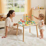 Montessori-aktivitetsbord for småbarn 1-3 år, 13-i-1 aktivitetsbord i tre, lekebord for gutter og jenter fra 6 måneder, flott bursdags-, jule- og barnegave