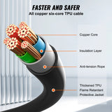 Type 2 til Type 2 elbilladekabel, 32Amp, 22kW 7 meter trefaset elbilladekabel, IP66 vanntett med bæreveske, for IEC62196 elbil og plug-in hybrid elbil, CE og TUV
