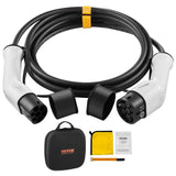 Type 2 til Type 2 elbilladekabel, 32Amp, 22kW 7 meter trefaset elbilladekabel, IP66 vanntett med bæreveske, for IEC62196 elbil og plug-in hybrid elbil, CE og TUV