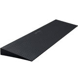 1,6" stige, kuttebar terskelrampe for feierobot, 35,4" bred rullestolrampe i naturgummi, sklisikre solid gummirampe med dobbeltsidig tape for døråpninger, innkjørsler, bad, glatte fliser