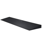 1,6" stige, kuttebar terskelrampe for feierobot, 35,4" bred rullestolrampe i naturgummi, sklisikre solid gummirampe med dobbeltsidig tape for døråpninger, innkjørsler, bad, glatte fliser