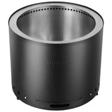 Smokeless Fire Pit Stove Bonfire 19,3 i Dia Trebrennende rustfritt stål