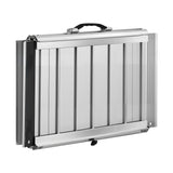 Bærbar rullestolrampe, 610 mm, sklisikker sammenleggbar handikaprampe i aluminium for rullestol, 360 kg kapasitet, dørterskelramper for trapper, inngang, terskel, døråpninger, sparkesykkel, fortauskant