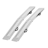 Stålramper, 454 kg, 2 stk. kraftige ramper med bredere rampeflate, universell stabil lasterampe med håndtak, egnet for ATV, UTV, motorsykkel, elsykkel, etc.